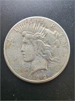 1922-S Peace Silver Dollar Coin.