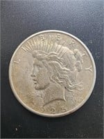 1925-S Peace Silver Dollar Coin.