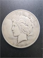 1926-D Peace Silver Dollar Coin.