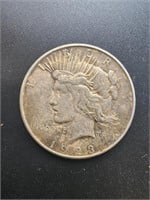 1923 -D Peace Silver Dollar Coin.