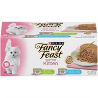Fancy Feast Kitten Variety Pack, Wet Cat Food 12 X