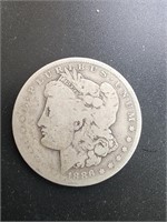 1886-O Morgan Silver Dollar Coin.