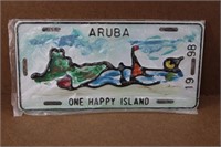 1998 Aruba License Plate