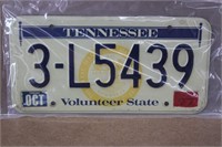 77 Tennessee License Plate