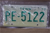 79 Tennessee License Plate
