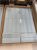 Box of Aqua Subway Tile (40) pieces 8 1/2x 2 1/4