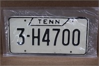 Vintage Tennessee License Plate