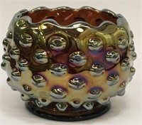 Carnival Glass Hobnail Bowl