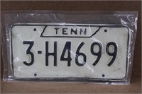 Vintage Tennessee License Plate