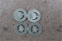 Las Angeles Railway Transit Tokens