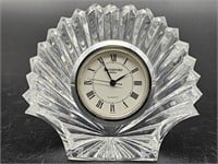 Waterford Crystal Quartz Desk Clock, Marked