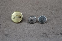 Am Trac & PA Railroad Buttons