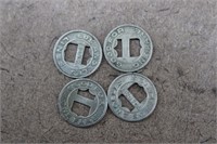 Los Angeles 1940's Transit Lines Tokens
