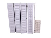 White Wooden Interior Shutters