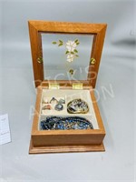 jewelry box & contents