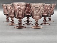 (8) Vintage Jamestown by Fostoria Water Goblets