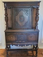 Antique Jacobean Revival Cabinet