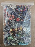 6lb Bag Of Misc. Faux Jewelry