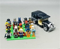 25 LEGO men & LEGO car