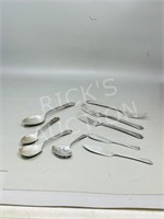 8pcs assorted Sterling cutlery