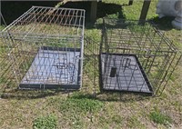 2 Misc. Medium Dog Kennels / Cages