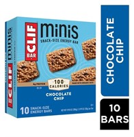 9ct Clif Bar Minis Chocolate Chip 100 Calories
