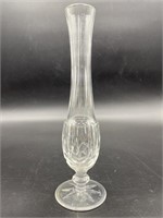 Waterford Crystal Bud Vase, Marked, 9.25in Tall