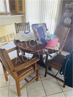 Stickley table & 4 chairs