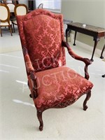 pair of upholstered side chairs
