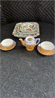 Butterfly dish set cup and saucer