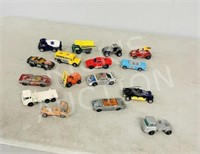16 Matchbox cars