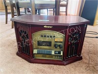 crosley stereo with record player, cd, radio