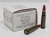 (20 rds) TCW 7.62x39mm Centerfire Ammunition