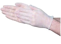 vGuard Vinyl Exam Gloves Powder Free 100ct Medium