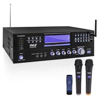 Pyle 4-Channel Karaoke Home Wireless Microphone Am