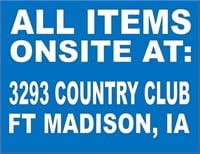 All Items Located At 3293 Country Club Ln, Ft