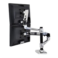 Ergotron – LX Vertical Stacking Dual Monitor Arm,