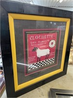 Clochette Sheep Picture 18x18