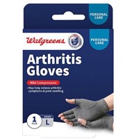 Walgreens LG Unisex Arthritis Gloves 1pr NEW