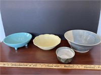 Pottery and mixing bowls