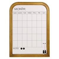 Dry Erase Calendar for Wall, Magnetic Calendar Whi