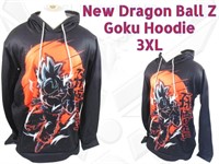 Brand New Dragon Ball Z DBZ Goku Hoodie 3XL