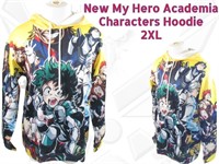 Brand New My Hero Academia Character Hoodie 2XL