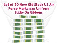 20 US Military Air Force Marksman Slide-On Ribbon