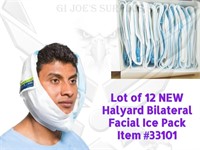 12 NEW Halyard Bilateral Facial Ice Pack #33101