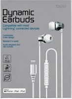 TZUMI Wired Lightening In Ear Earbuds NEW