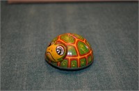 Vintage Tin Pull Back Turtle