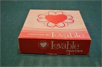 Vintage 1967 Panties by Lovable empty box