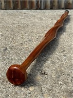 Hand Carved Signed Aromatic Cedar Walking Stick