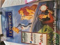 Lion King Advance VHS Release Poster SS